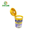 Safety Large Empty Cookie Tins Packaging / Food Grade Round Biscuit Tin