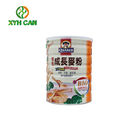 Milk Powder Tin Can Eco-Friendly Printed Tin Can with Plastic Lids