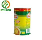 Tin Cans for Milk Powder Round Empty Airtight Tin Containers Glossy Lamination For Chicken Powder