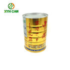Food Tin Can Recyclable Milk Packaging with Round Shape RLT Lids