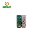 Beverage Tin Can Printed Screw Top Metal Tins Storage Containers For 240ml 246ml 250ml