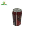 Beverage Tin Cans Cylinder Tin Cans for Beverage 275 Grams Capacity  CMYK Glossy Printing Design
