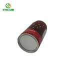 Beverage Tin Cans Cylinder Tin Cans for Beverage 275 Grams Capacity  CMYK Glossy Printing Design