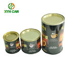 Coffee Tin Can with CMYK Customized Printing Tinplate Hight Can Adjustable