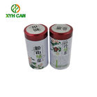 Tea Tin Can Food Safety Standard Custom Printing Tinplate Can for Tea Two Can