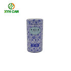Tea Tin Can Designable European Style Round Tin Cans Boxes For Tea Packaging