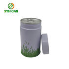 Tea Tin Can Easy to Carry Small Size Tinplate Material Matting Printing Tin Cans for Longjin Tea