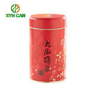 Tea Tin Can Recyclable Empty Round Glossy Matte Printing Tin Box Packing for Tea