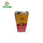 Olive Oil Tin Can Recyclable Safety 1.6L Oil Tin Can Wild Camellia Oil Packaging