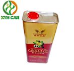 Olive Oil Tin Can Professional Square Size of 3L Eco-Friendly Empty Tin Containers