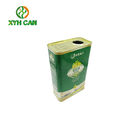 Olive Oil Tin Can Safety Deep Metal Tins Customized Oil Container Glossy Lamination Printing