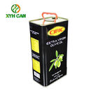 Tin Cans for Olive Oil Recyclable Metal Rectangular Tins With Lids Custom Outer Packing