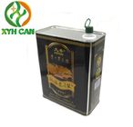 Tin Cans for 5L Olive Oil Rectangle Tin Cans Food Grade Custom Logo ROHS Certification