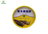 Wax Tin Can Customized Size CMYK Printed for Wax Packaging with Tinplate Lid