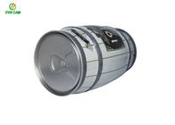 Liquid Packaging Beer Tin Can 300ml Empty Tin Containers Drum Shape