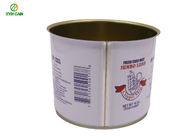 Metal Tin Can Large Capacity Custom Printed Tin Containers Box Tin Can For Seafood Crab Meat
