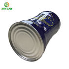Round Shape Milk Powder Tin Can CMYK Color Eco - Friendly With FDA SGS Approval