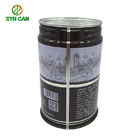 CMYK 4C Printing Round Tin Boxes For 250g Coffee Beans