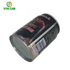Round Tin Cans for 240ml Beverage 0.19mm Thickness CMYK Printing Custom Logo