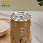 Food Tin Cans for Packing 300g Rice Beverage Tin Boxes CMYK Offset Printing SGS With Fully Open Lid