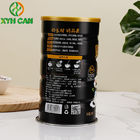 CMYK Milk Powder Tin Boxes for 600g powder 0.22mm Thickness For Walnut Sesame 4C