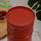 Olive Oil Tin Cans 0.19mm Tinplate CMYK 4C Round Metal Cans for 1L Safflower Oil Tin Jars
