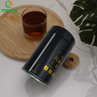 CMYK Offset Metal Tin Cans 4C Round For Tea Leaves Coffee Beans