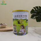 Thick 0.23mm Milk Powder Tin Can Polishing Painting Offset Round