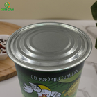 Polishing Painting Round Tin Cans 4C Offset For 454g Milk Powder