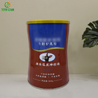 Coffee Beans Metal Tin Cans 0.23mm Thick Pillow Shape 300g Donkey Milk Powder