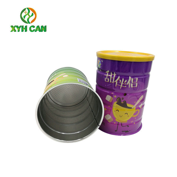 Milk Powder Tin Can Tight Round Tinplate Containers Gift Tin Can