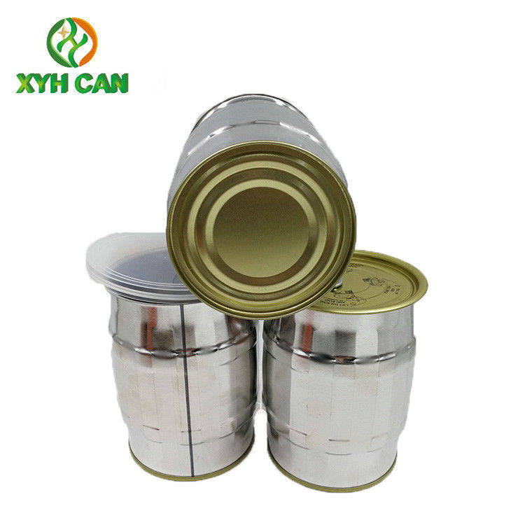 Metal Tin Can Coconut Oil Packaging 73×107mm Dimension Container