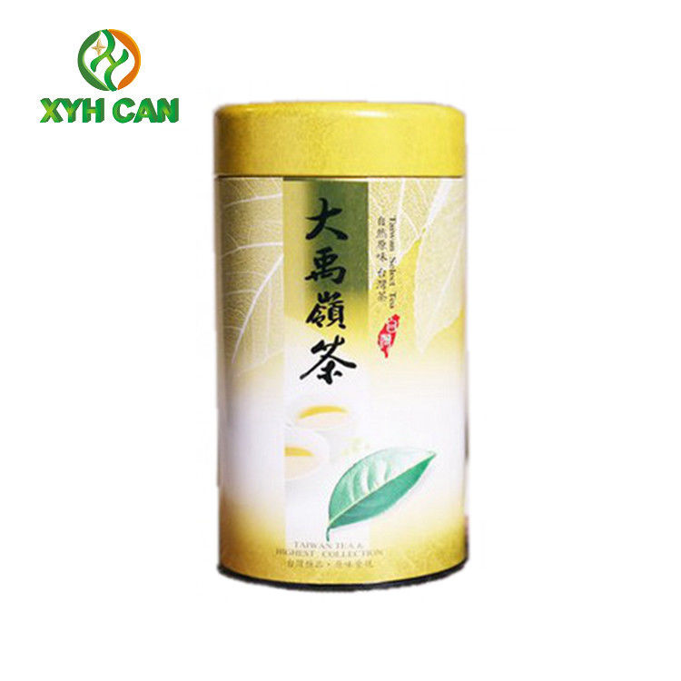 Tea Tin Can with Screw Top Tin Containers Tin Storage Containers For Food