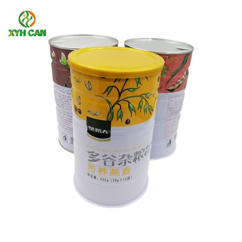 Milk Powder Tin Can for Nestle Nido Milk Powder with Plastic Folding Spoon