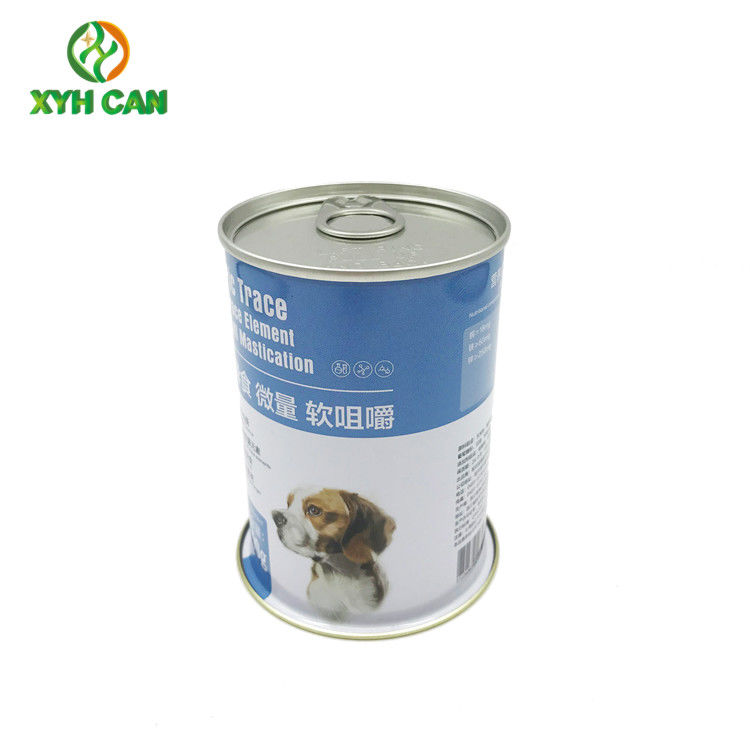 0.21mm Thick CMYK Printing Food Tin Boxes FDA For Pet Food packing