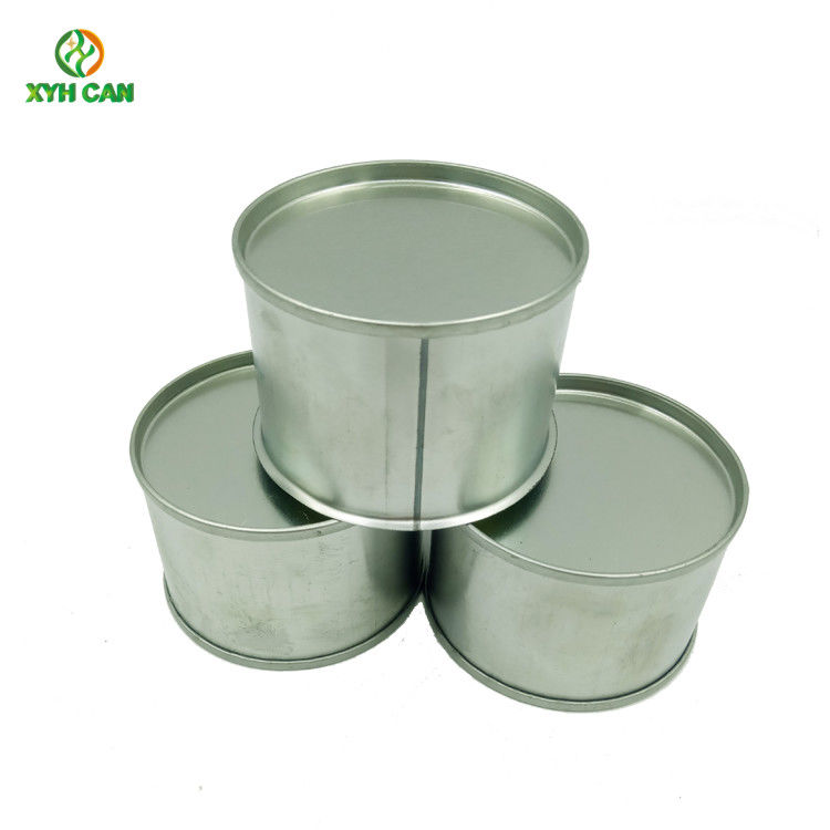 CMYK 4C 0.19mm Tinplate Round Tin Cans for Food Container Offset Printing