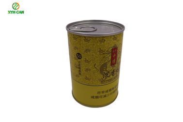 Recyclable Round Tin Gift Box Packaging For Cigar Christmas  500g~900g