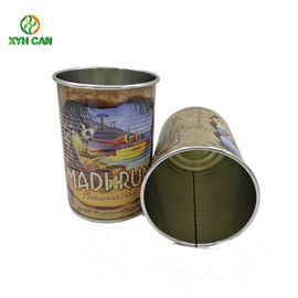 Alcohol Tin Can 0.25mm Tinplate PMS Printing 400ml Tin Containers