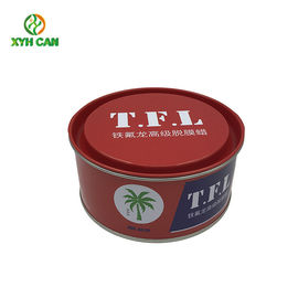 Wax Tin Can Recyclable Box Latas Wax Tin 250ml-500ml CMYK Off Set Printing