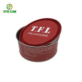 Wax Tin Can Recyclable Box Latas Wax Tin 250ml-500ml CMYK Off Set Printing