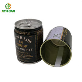 Recoverable 100ML Glossy Painting Alcohol Tin Can 0.21mm Thickness