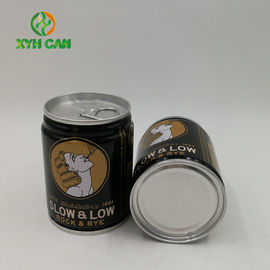 Alcohol Tin Cans 0.21mm Thickness CMYK 100ML Beverage Tinplate containers 100ml tin cans for whiskey