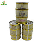 Alcohol Tin Cans Round shape Offset Printing Embossing Tin Boxes for Alcohol Beer
