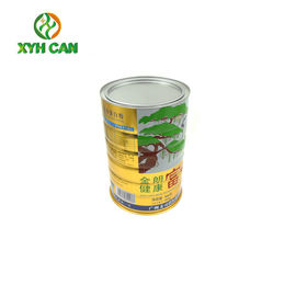 High Performance Tall Metal Tin Can With Airtight Tin Cap Custom Logo