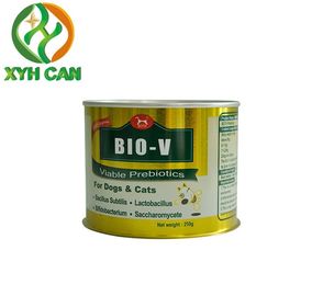 Tin Cans for Milk Powder ROHS Certification CMYK Printing PMS Printing Round Powder Empty Cans with Customized Sizes