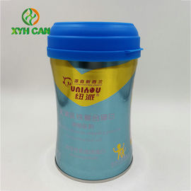 Milk Powder Tin Can 300g Tin Food Containers Small Waist Shape Printed Tin Containers