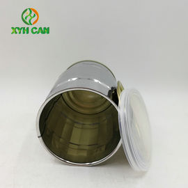 Drum Shape Coconut Coconut Oil Tin Can Recyclable Coffee Storage Tin