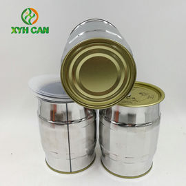 Commercial Empty Coconut Oil Tin Can  Round Tin Containers CMYK 4C Printing