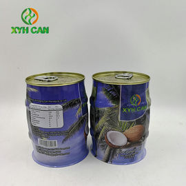 Coconut Oil Tin Can Packaging 0.19-0.25 MM Thickness Canister