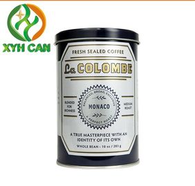 Tin Cans for 283g Coffee Beans Tinplate Metal Cans for Food Storage Coffee Matting Tin Cans for Coffee Powder